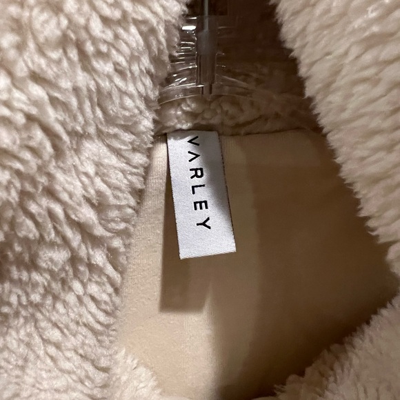 Women’s Varley Pull Over Half Zip Sherpa Appleton Fleece Cinch Waist Size L - Picture 7 of 14